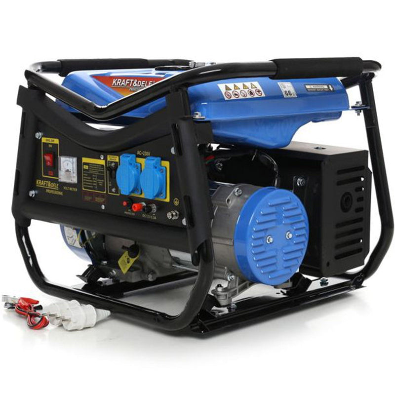 *BLACK-FRIDAY* Generator curent Kraft&Dele KD141, 230V, 7CP, 4 timpi, stabilizator tensiune (AVR)