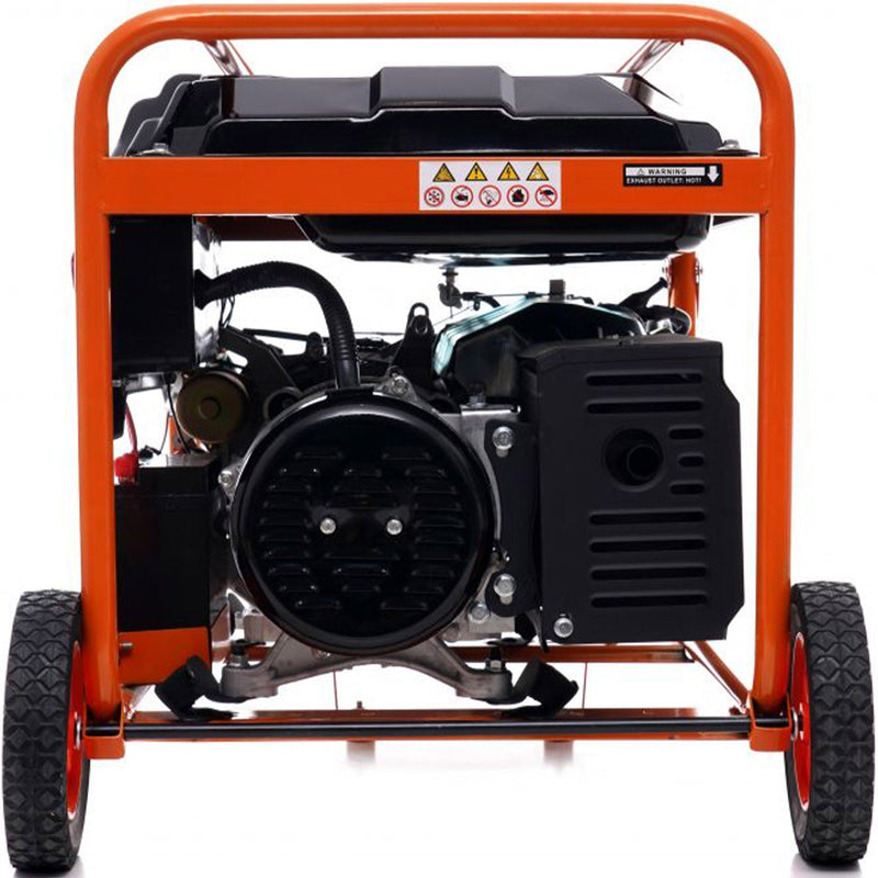 SEZONUL-OFERTELOR la Generator curent Kraft&Dele KD165, 220V/380V, 15CP, stabilizator tensiune (AVR), roti transport si pornire la cheie