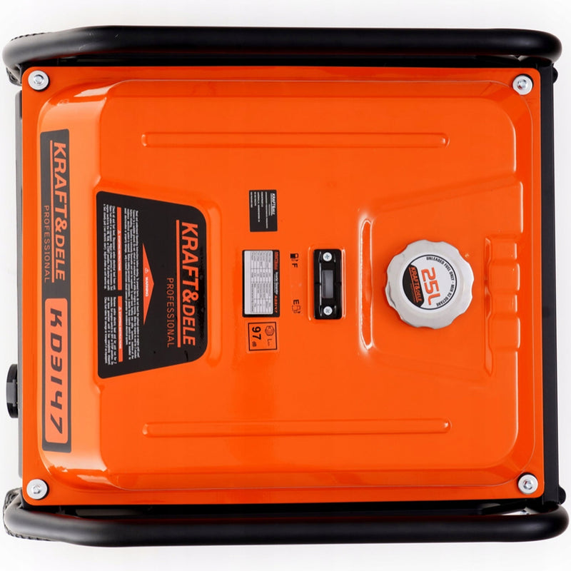 SEZONUL-OFERTELOR la Generator curent Kraft&Dele KD3147, 230V, stabilizator tensiune (AVR), roti transport si pornire la cheie