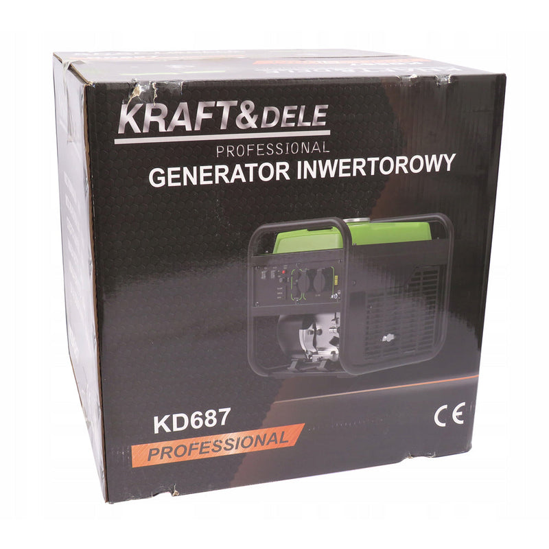 *BLACK-FRIDAY* Generator curent Kraft&Dele KD687, 230V, 4 timpi, stabilizator tensiune (AVR)