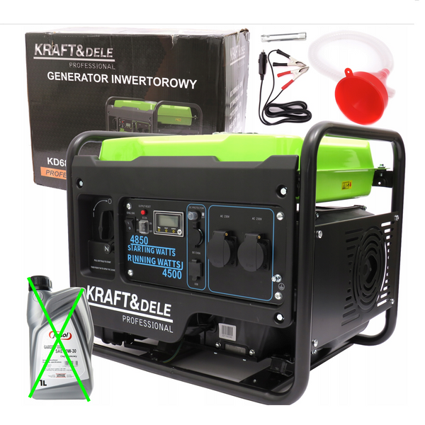 *BLACK-FRIDAY* Generator curent Kraft&Dele KD688, 230V, 4 timpi, stabilizator tensiune AVR