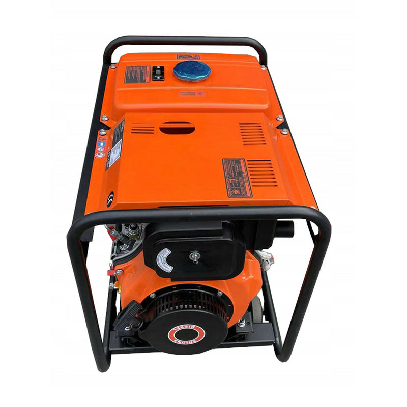 SEZONUL-OFERTELOR la Generator curent diesel KRAFTSON % Import Polonia %  167, 230V, stabilizator tensiune (AVR), roti transport si pornire la cheie