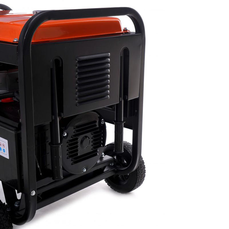 SEZONUL-OFERTELOR la Generator curent diesel KRAFTSON % Import Polonia %  168, 230V, stabilizator tensiune (AVR), roti transport si pornire la cheie