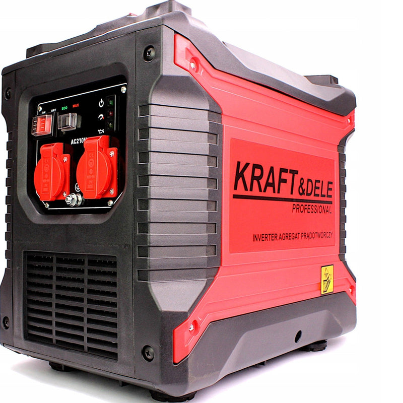 SEZONUL-OFERTELOR la Generator curent silentios Kraft&Dele KD193, 230V, 4 timpi, stabilizator tensiune (AVR)