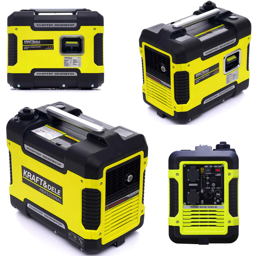 BLACK-FRIDAY Generator curent silentios Kraft&Dele KD133, 230V, 3CP, stabilizator tensiune AVR