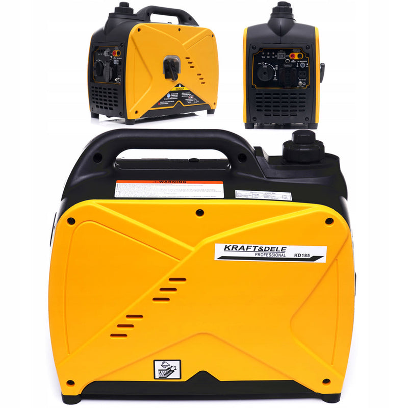 SEZONUL-OFERTELOR la Generator curent silentios Kraft&Dele KD185, 230V, 4 timpi, stabilizator tensiune (AVR)