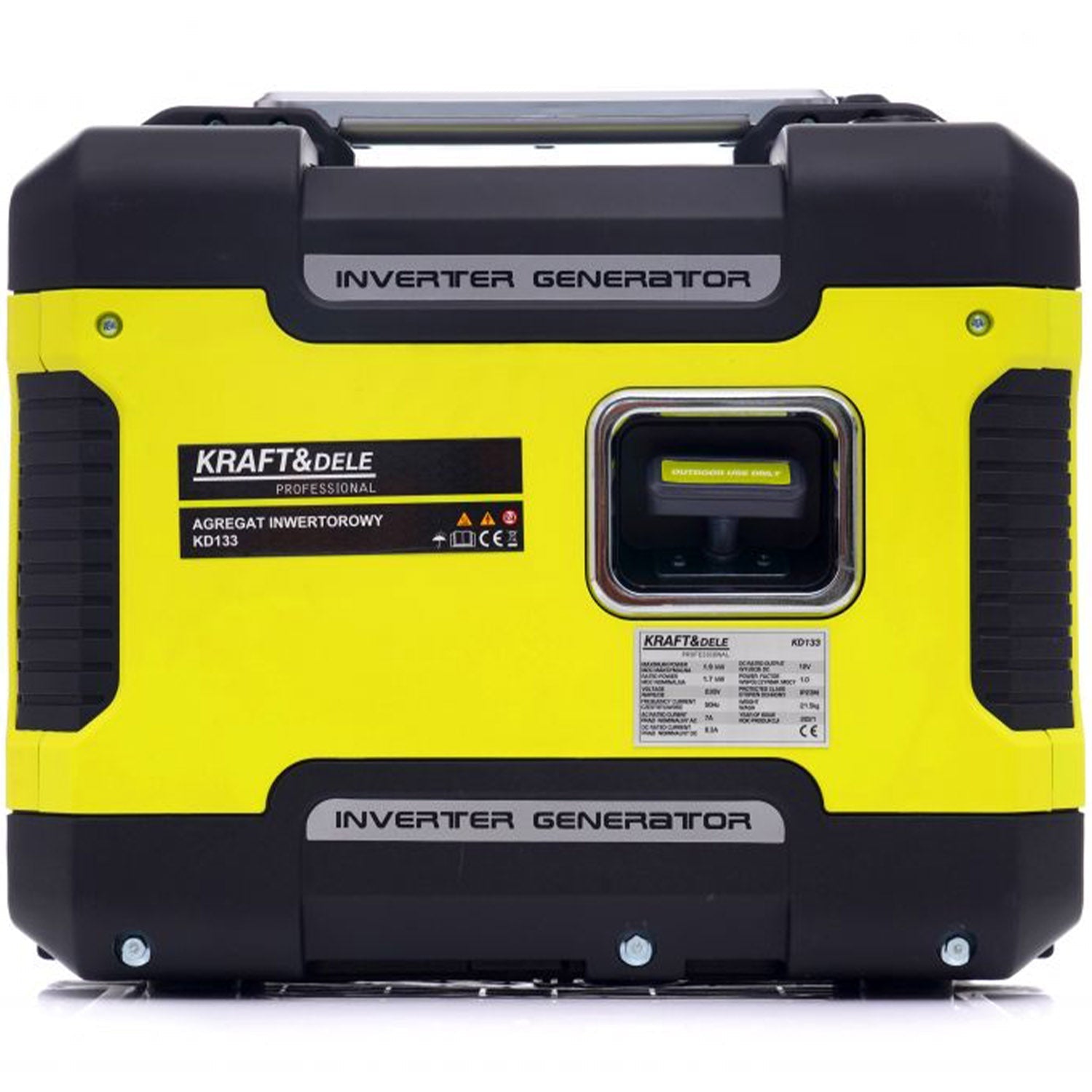 BLACK-FRIDAY Generator curent silentios Kraft&Dele KD133, 230V, 3CP, stabilizator tensiune AVR