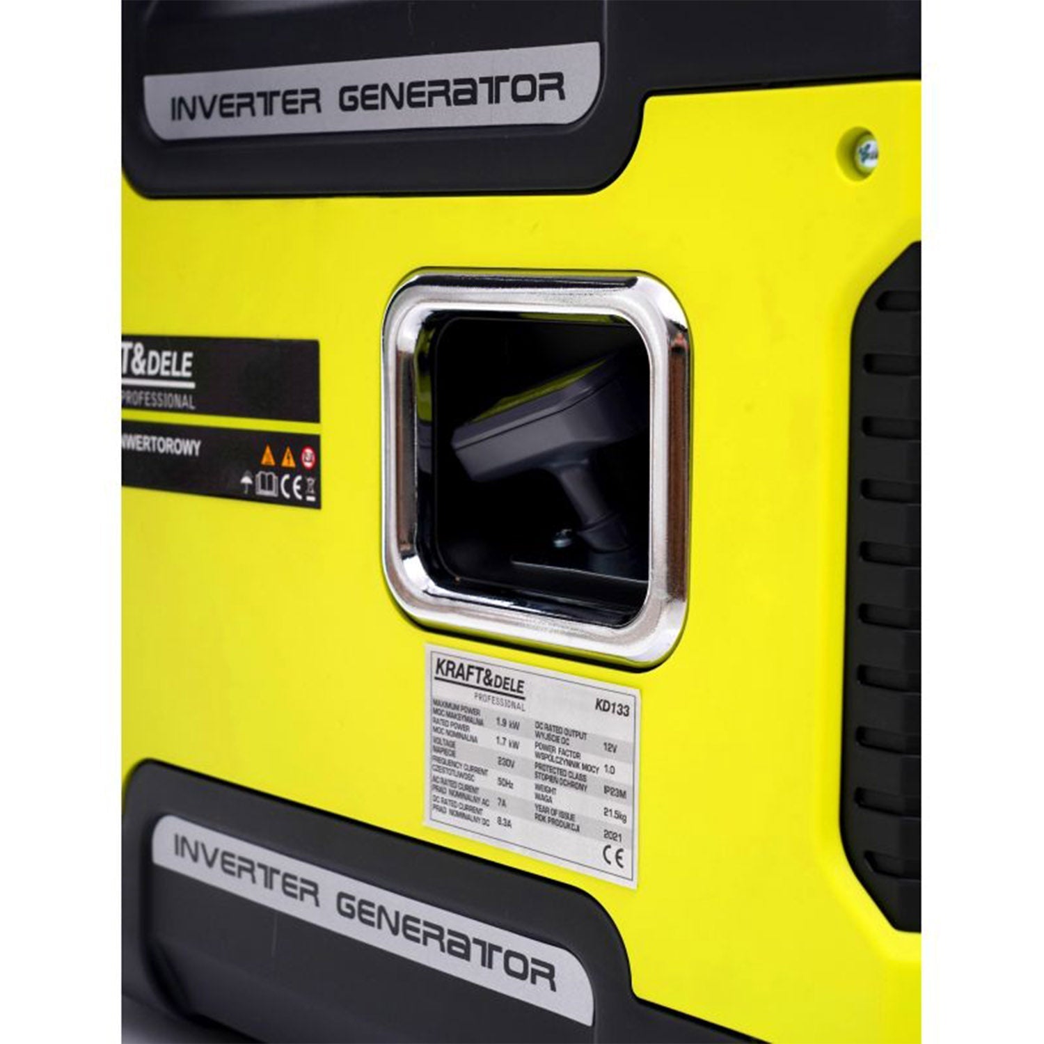 BLACK-FRIDAY Generator curent silentios Kraft&Dele KD133, 230V, 3CP, stabilizator tensiune AVR