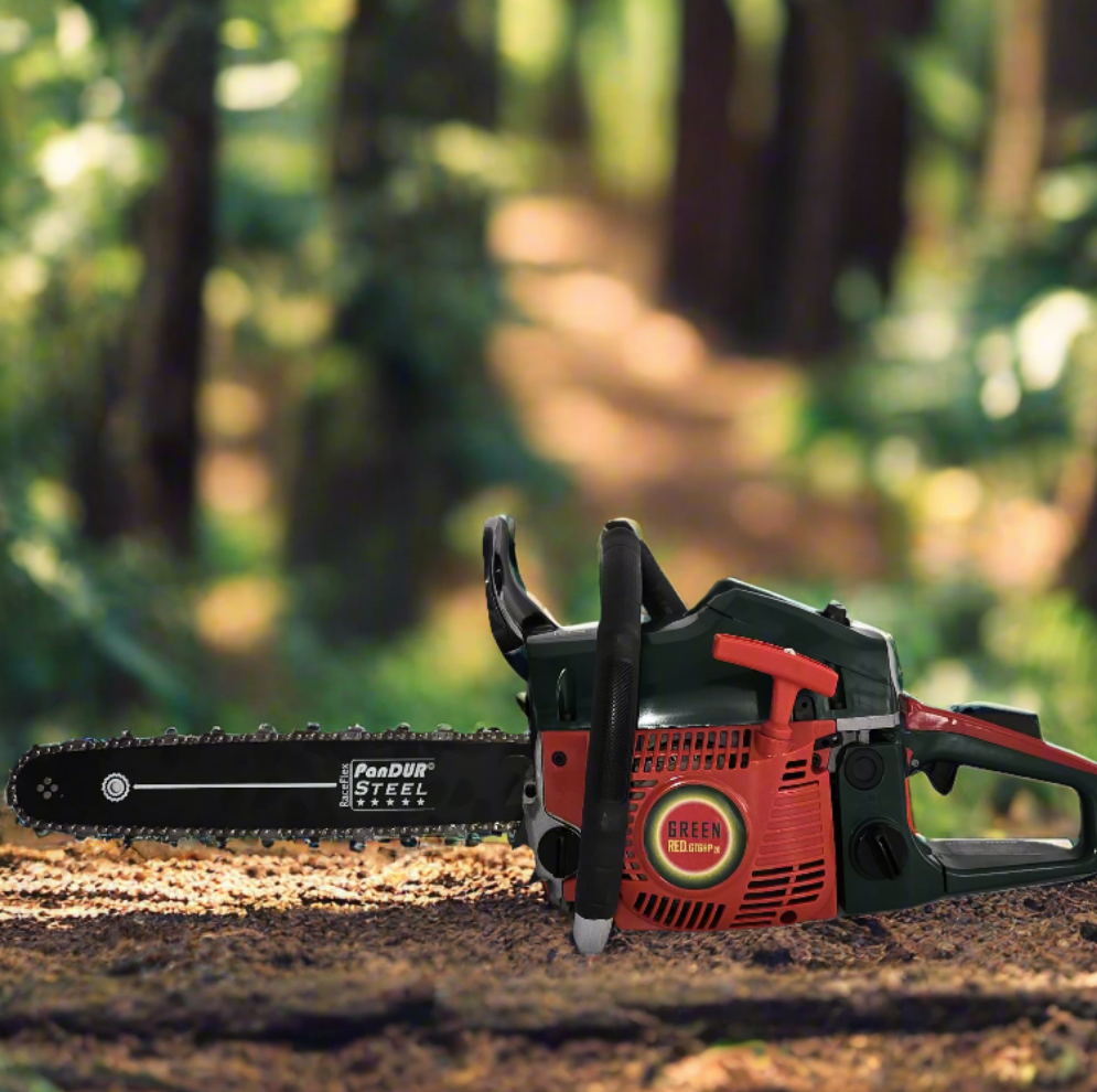 *BLACK-FRIDAY* *PROMO* Drujba VERDE PĂDURAR 5200, 4.4kW, 52CC, lama oțel PANDUR de 40cm