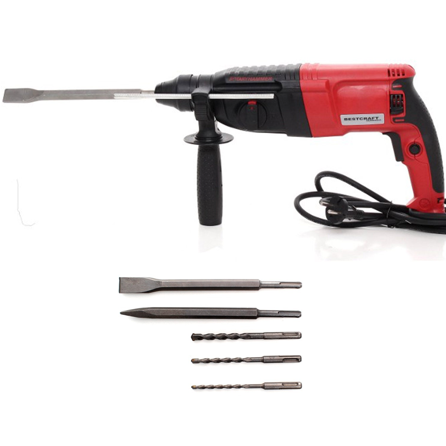 *BLACK-FRIDAY* Rotopercutor Bestcraft EC1510, 2600W, 1300Rpm, Extra Accesorii Incluse