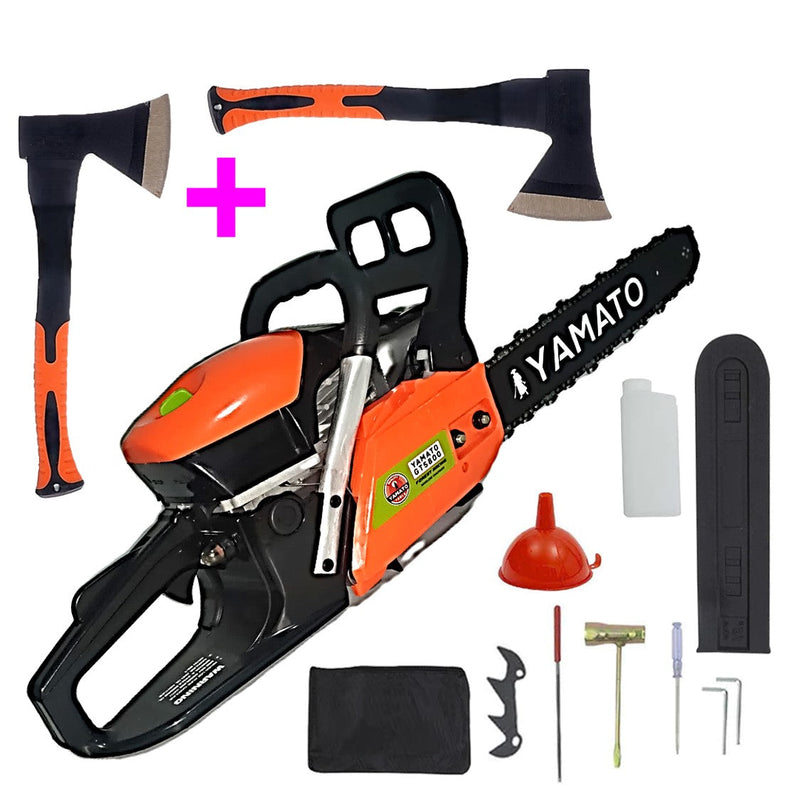 *BLACK-FRIDAY* SET Drujba YAMATO GT5800 + 2xTOPORISCA, 5kW, lama 40cm, Accesorii incluse