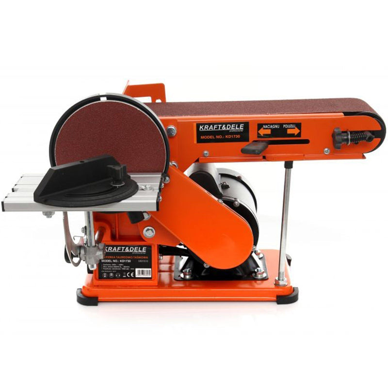 SEZONUL-OFERTELOR la Slefuitor cu curea de masa KRAFTSON % Import Polonia %  1730, 600W, 1450RPM, 100x914mm