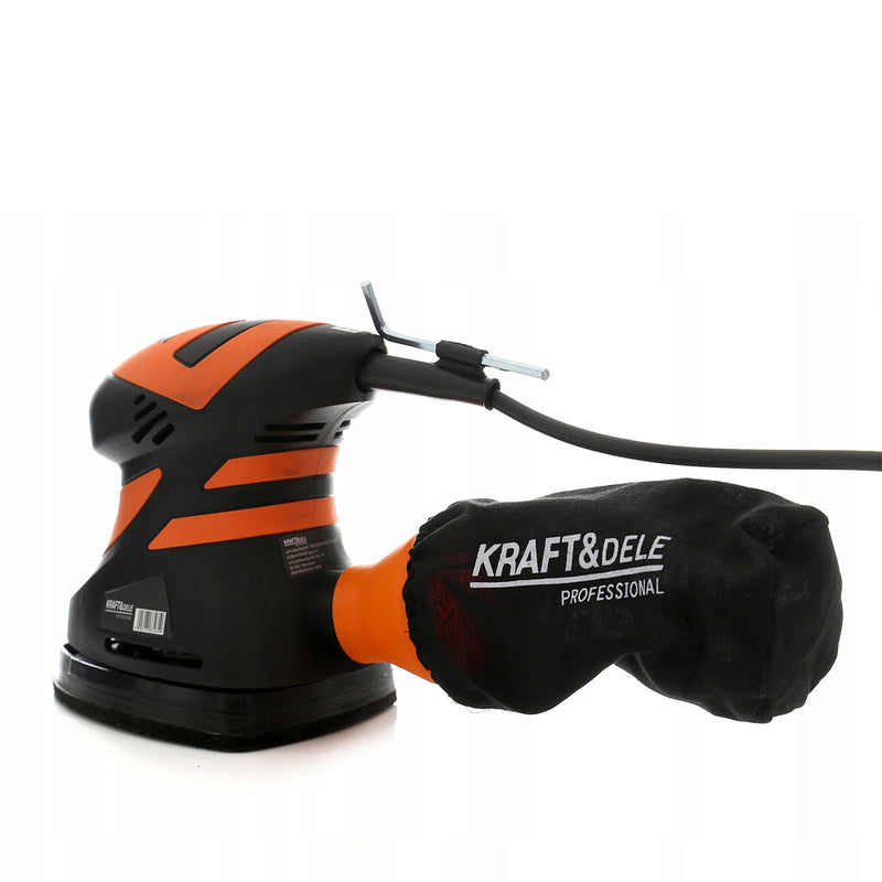 SEZONUL-OFERTELOR la Slefuitor excentric Kraft&Dele KD1697, 1000W, 12000RPM