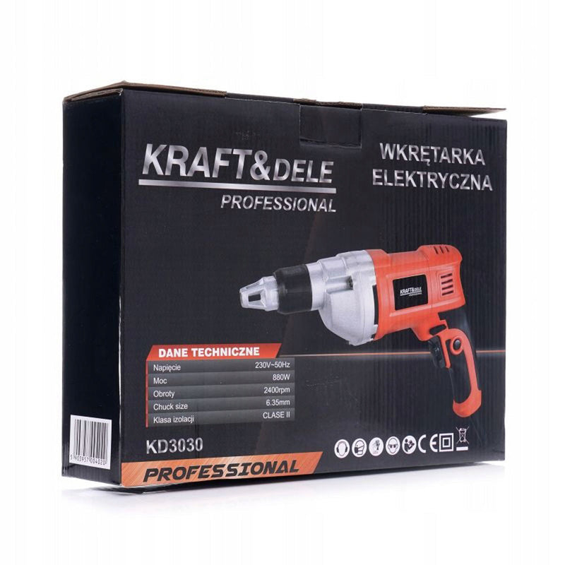 SEZONUL-OFERTELOR la Surubelnita electrica Kraft&Dele KD3030, 880W, 2400RPM