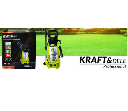 BLACK-is-BACK Aparat de spalat cu presiune Kraft&Dele KD423, 2500W, 5L/min, Accesorii incluse