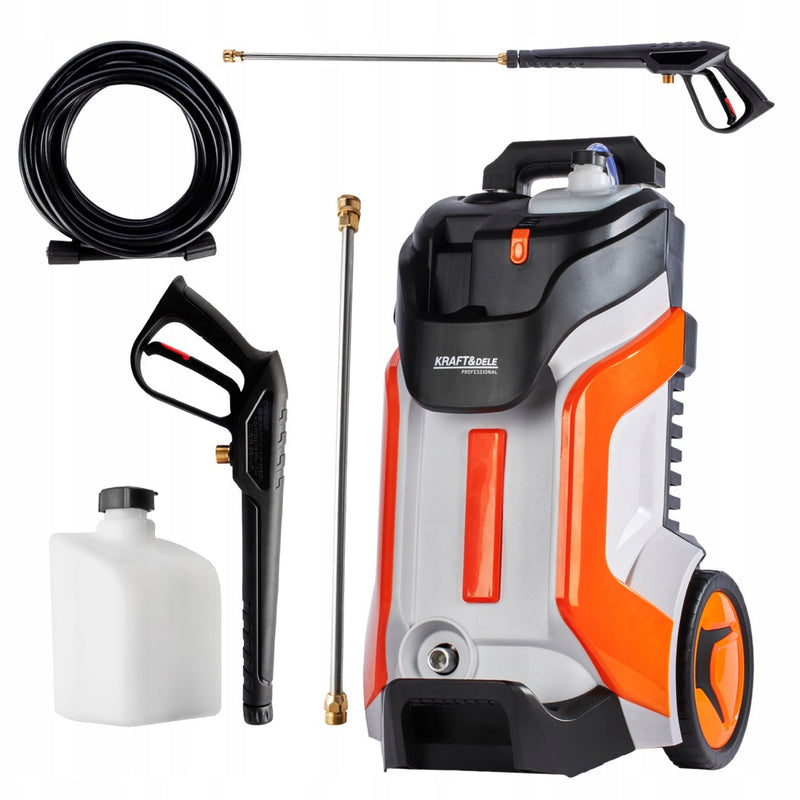 SEZONUL-OFERTELOR la Aparat de spalat cu presiune Kraft&Dele KD497, 2100W, 6L/min, Accesorii incluse