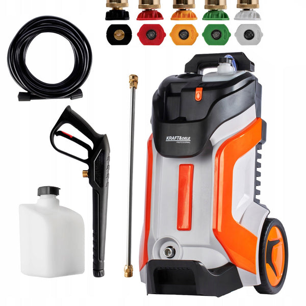 BLACK-FRIDAY Aparat de spalat cu presiune Kraft&Dele KD497, 2100W, 6L/min, Accesorii incluse