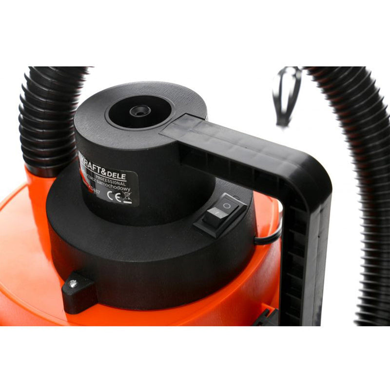 BLACK-is-BACK Aspirator auto / pompa saltea KRAFTSON % Import Polonia %  487, 155W, 12V, rezervor 1.25 L