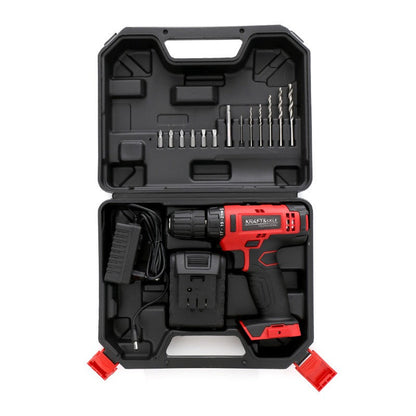 BLACK-is-BACK Bormasina pe acumulator KRAFTSON % Import Polonia % 1566, 1350RPM, 18V, mandrina 10mm