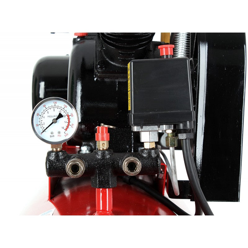 BLACK-is-BACK Compresor aer KRAFTSON % Import Polonia %  1472, 100L, 230V, 2800W, 8Bar, 480L/min