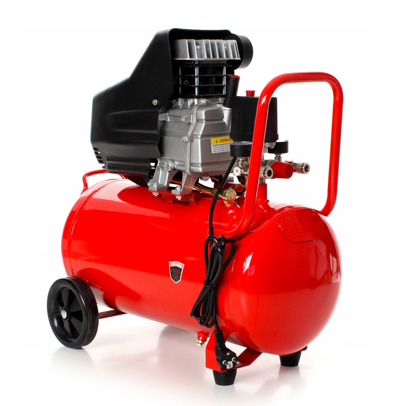 BLACK-is-BACK Compresor aer KRAFTSON % Import Polonia %  401, 50L, 2800W, 8Bar, 206L/min, profesional