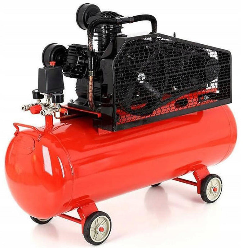 BLACK-is-BACK Compresor aer KRAFTSON % Import Polonia %  1477, 100L, 400V, 4100W, 8Bar, 320L/min