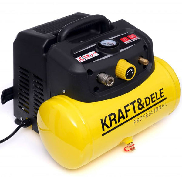 Compresor aer Kraft&Dele KD1415, 6L, 1.5CP, 8Bar, 180/min, profesional