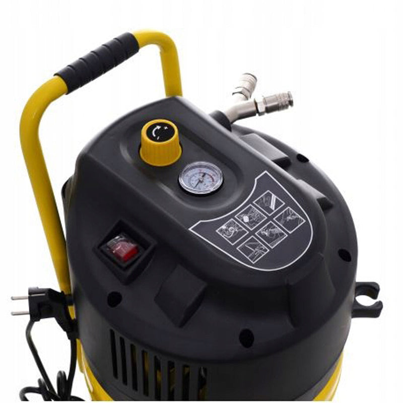 BLACK-is-BACK Compresor aer fara ulei KRAFTSON % Import Polonia %  1418, 50L, 230V, 1500W, 10Bar, 240L/min