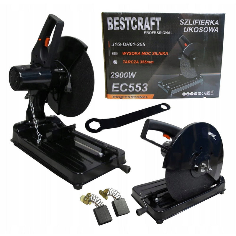 BLACK-is-BACK Fierastrau circular Bestcraft EC553, 2900W, 3800RPM, 355mm