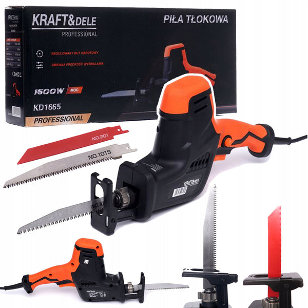 BLACK-is-BACK Fierastrau sabie KRAFTSON % Import Polonia % 1665, 1600W, 2700RPM