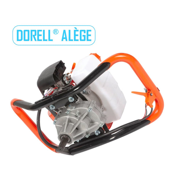 Motoburghiu Pamant 6cp DORELL® ALÈGE, 52cc, diametru forare 100-300mm, Portocaliu, NU include burghiu