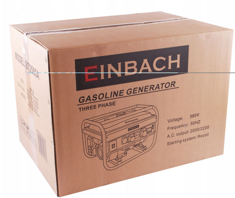 BLACK-is-BACK Generator curent Einbach G-Power, 220V/380V, 7.5CP, 4 timpi