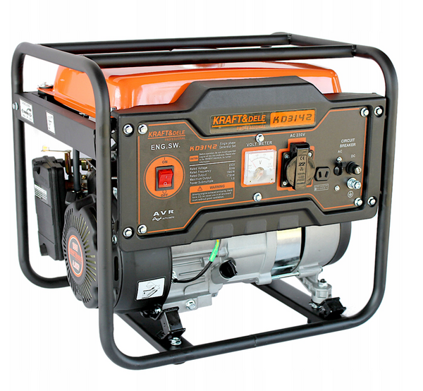 BLACK-is-BACK Generator curent KRAFTSON % Import Polonia % 3142, 230V, 4 timpi, stabilizator tensiune AVR , Accesorii incluse