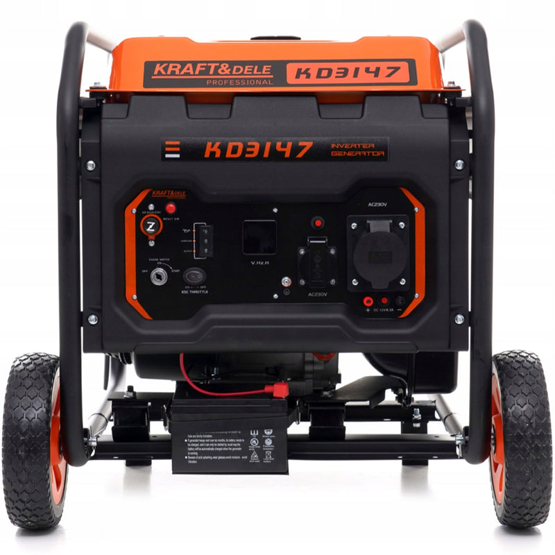 *BLACK-FRIDAY* Generator curent KRAFTSON % Import Polonia %  3147, 230V, stabilizator tensiune (AVR), roti transport si pornire la cheie