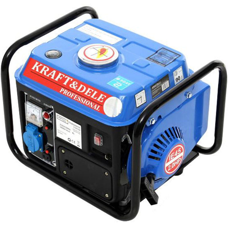 BLACK-is-BACK Generator curent Kraft&Dele KD109N, 230V, 2CP, 2 timpi, stabilizator tensiune (AVR)