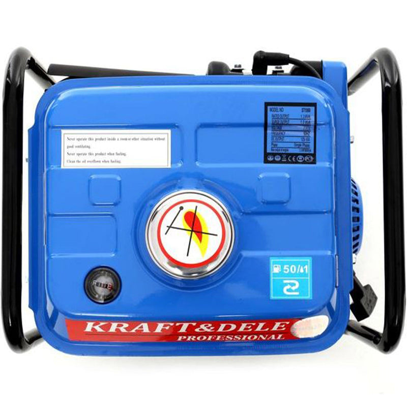 BLACK-is-BACK Generator curent Kraft&Dele KD109N, 230V, 2CP, 2 timpi, stabilizator tensiune (AVR)