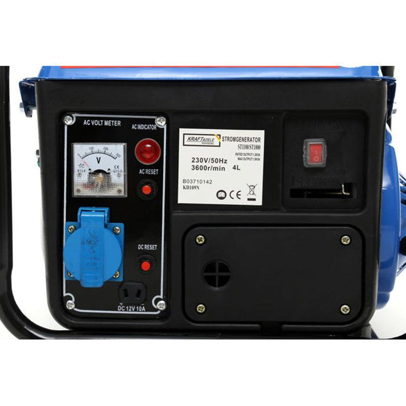 BLACK-is-BACK Generator curent Kraft&Dele KD109N, 230V, 2CP, 2 timpi, stabilizator tensiune (AVR)