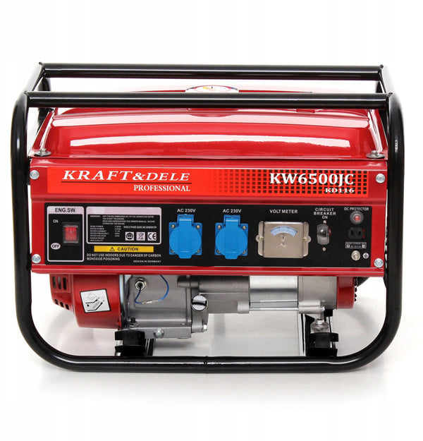 BLACK-is-BACK Generator curent Kraft&Dele KD116, 230V, 6.5CP, 4 timpi, stabilizator de tensiune AVR