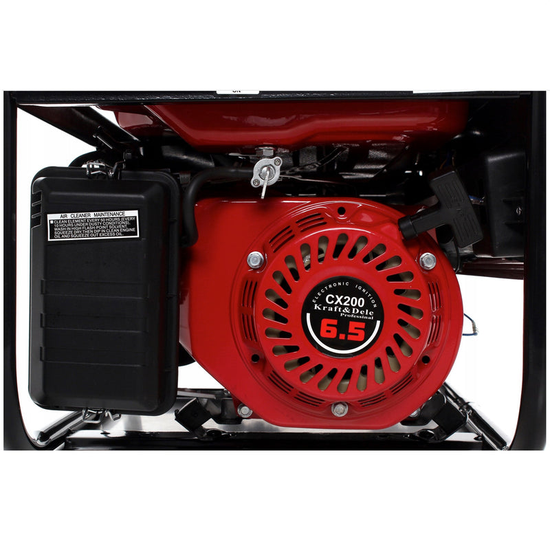 BLACK-is-BACK Generator curent Kraft&Dele KD116, 230V, 6.5CP, 4 timpi, stabilizator de tensiune (AVR)