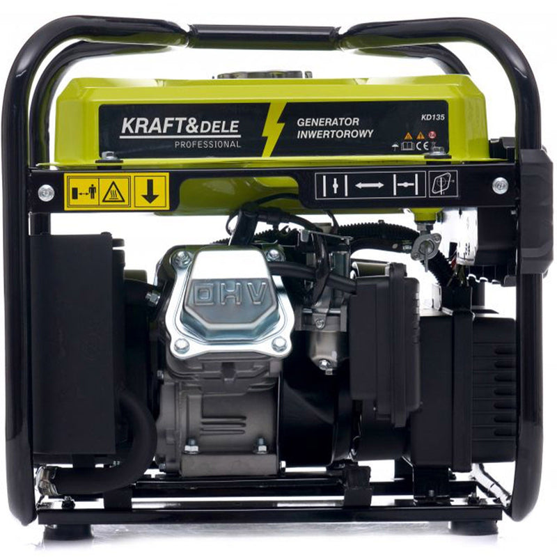 BLACK-is-BACK Generator curent Kraft&Dele KD135, 230V, 4CP, 4 timpi, stabilizator tensiune (AVR)