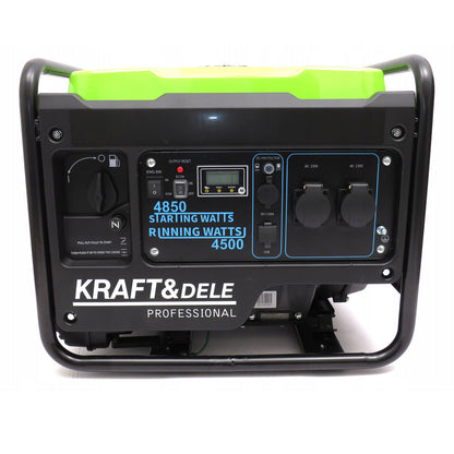 BLACK-is-BACK Generator curent Kraft&Dele KD688, 230V, 4 timpi, stabilizator tensiune AVR