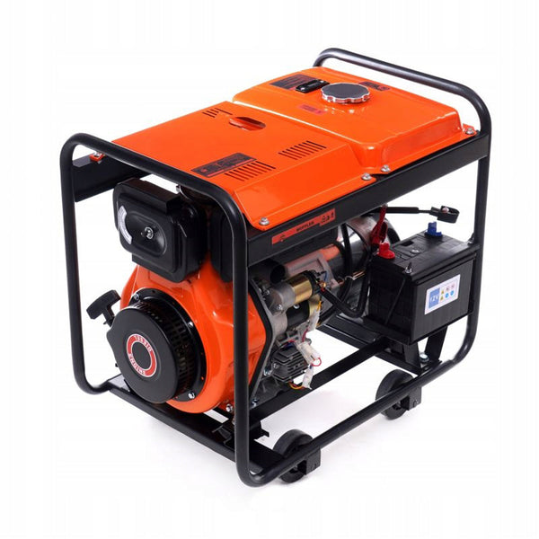 *BLACK-FRIDAY* Generator curent diesel KRAFTSON % Import Polonia % 167, 230V, stabilizator tensiune AVR , roti transport si pornire la cheie