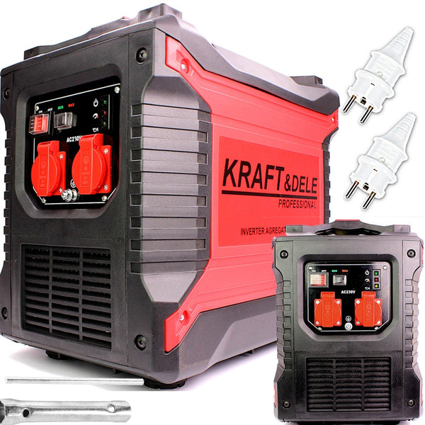 BLACK-is-BACK Generator curent silentios KRAFTSON % Import Polonia % 193, 230V, 4 timpi, stabilizator tensiune AVR