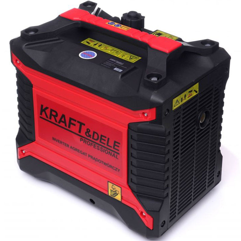 SEZONUL-OFERTELOR la Generator curent silentios Kraft&Dele KD193, 230V, 4 timpi, stabilizator tensiune (AVR)