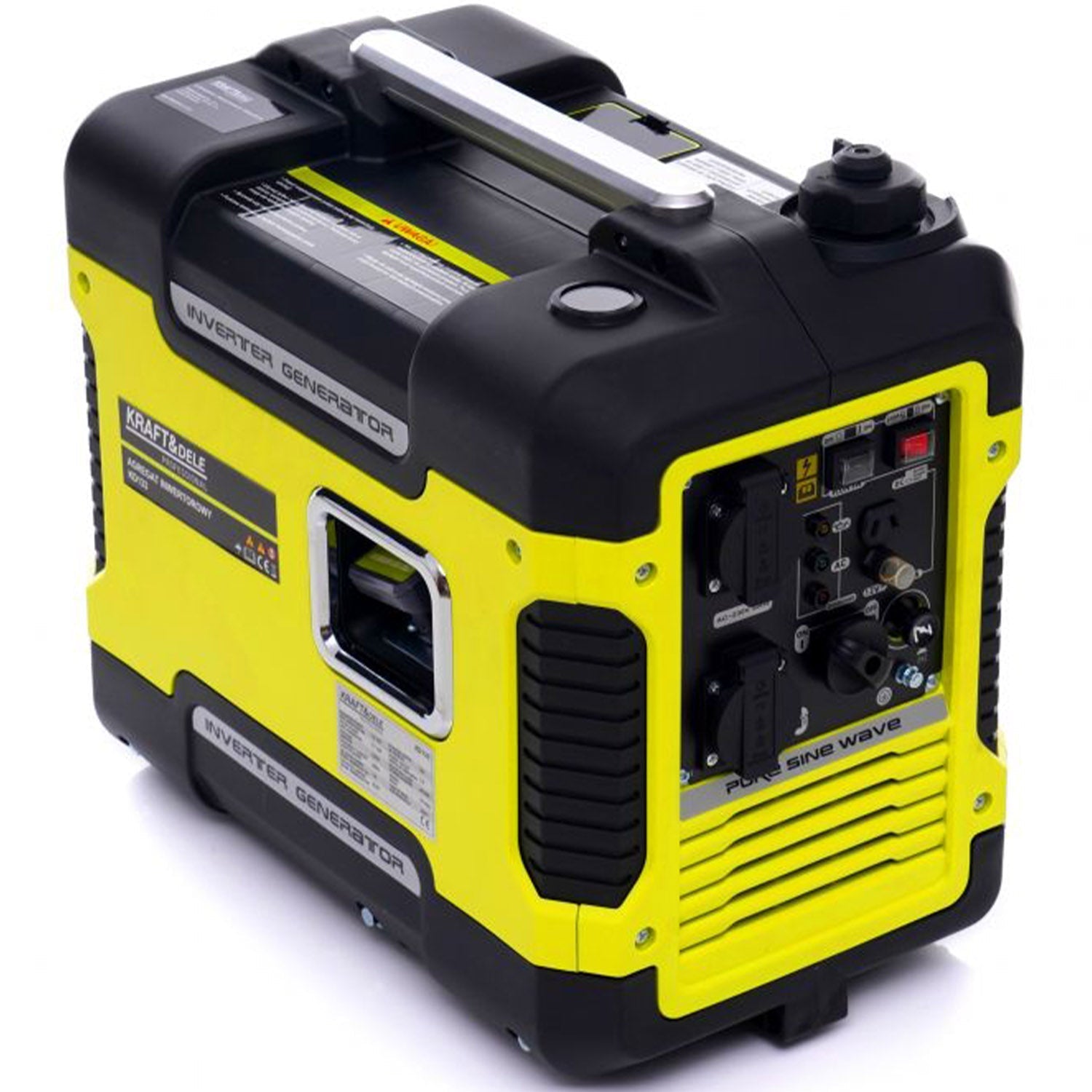 BLACK-FRIDAY Generator curent silentios Kraft&Dele KD133, 230V, 3CP, stabilizator tensiune AVR