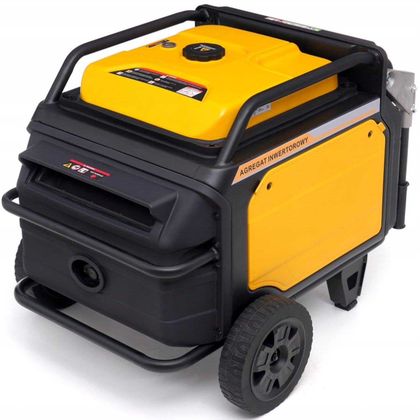 *BLACK-FRIDAY* Generator curent silentios profesional Kraft&Dele KD187, 220V, 4 timpi, stabilizator tensiune AVR , roti transport