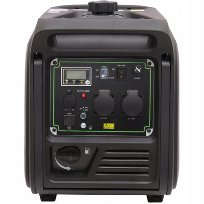 BLACK-FRIDAY Generator curent silentios profesional KRAFTSON % Import Polonia % 686, 230V, 4 timpi, stabilizator tensiune AVR , roti transport, accesorii incluse