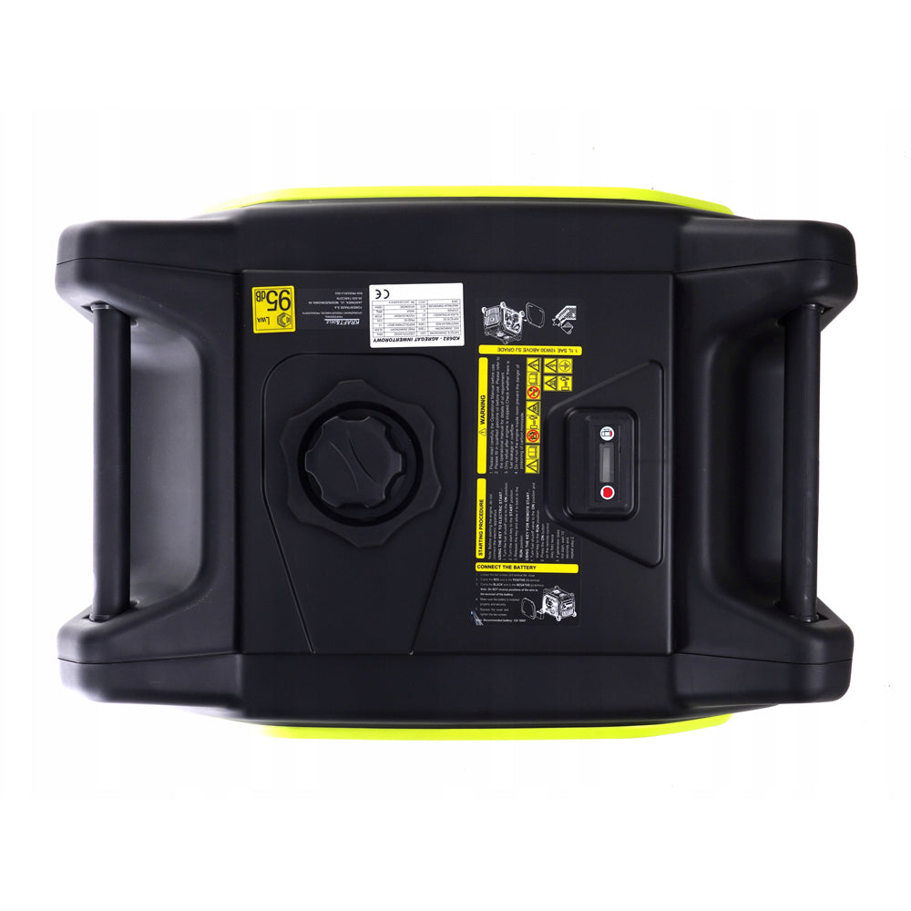 BLACK-FRIDAY Generator curent silentios profesional Kraft&Dele KD682, 230V, stabilizator tensiune AVR , roti transport si pornire la cheie