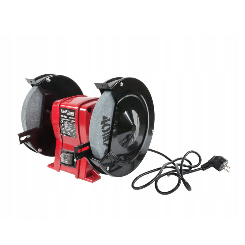 SEZONUL-OFERTELOR la Polizor de banc KRAFTSON % Import Polonia %  533, 1700W, 2950RPM, diametrul discului 200 mm