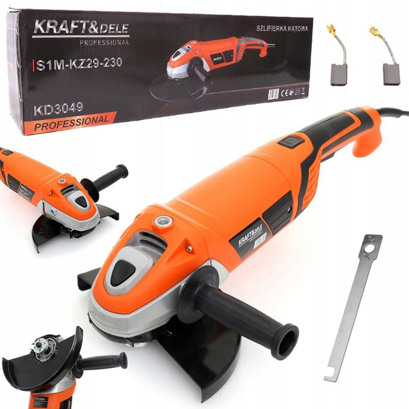 *BLACK-FRIDAY* Polizor unghiular / flex KRAFTSON % Import Polonia %  3049, 3100W, 6500RPM, disc 230mm